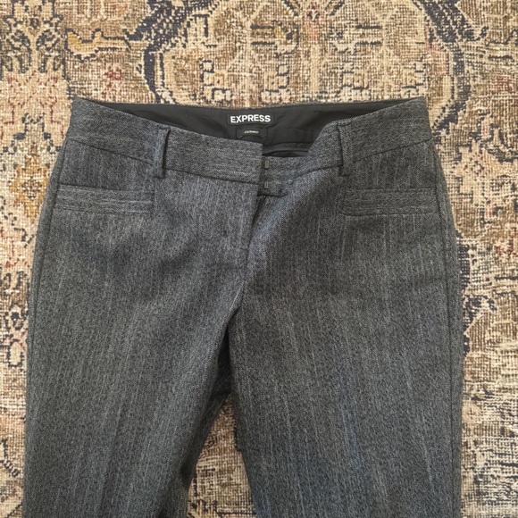 Express Columnist Slacks Size 00R Stretchy Barely Boot - Picture 3 of 6